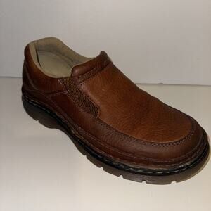 Dr Doc Martens Pebbled Leather Tan Orson Slip On Loafers 11198 Men's Size 7